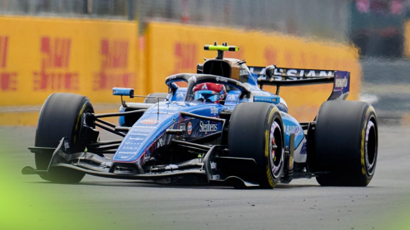 Carlos Sainz at the wheel of the Williams FW48 at the 2026 British Grand Prix