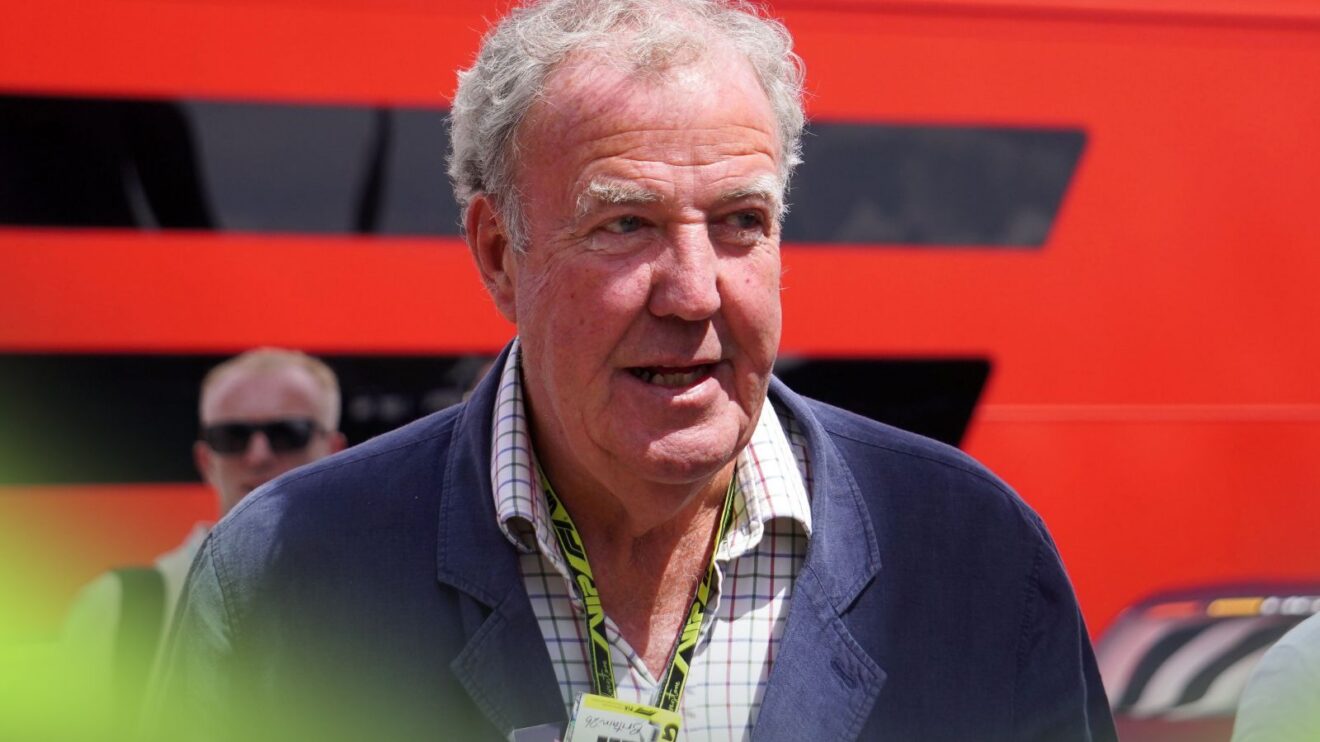 Jeremy Clarkson pictured in attendance at the 2026 British Grand Prix