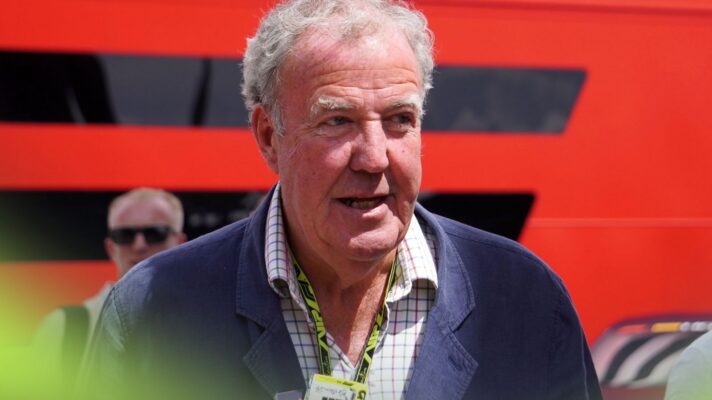 Jeremy Clarkson pictured in attendance at the 2026 British Grand Prix