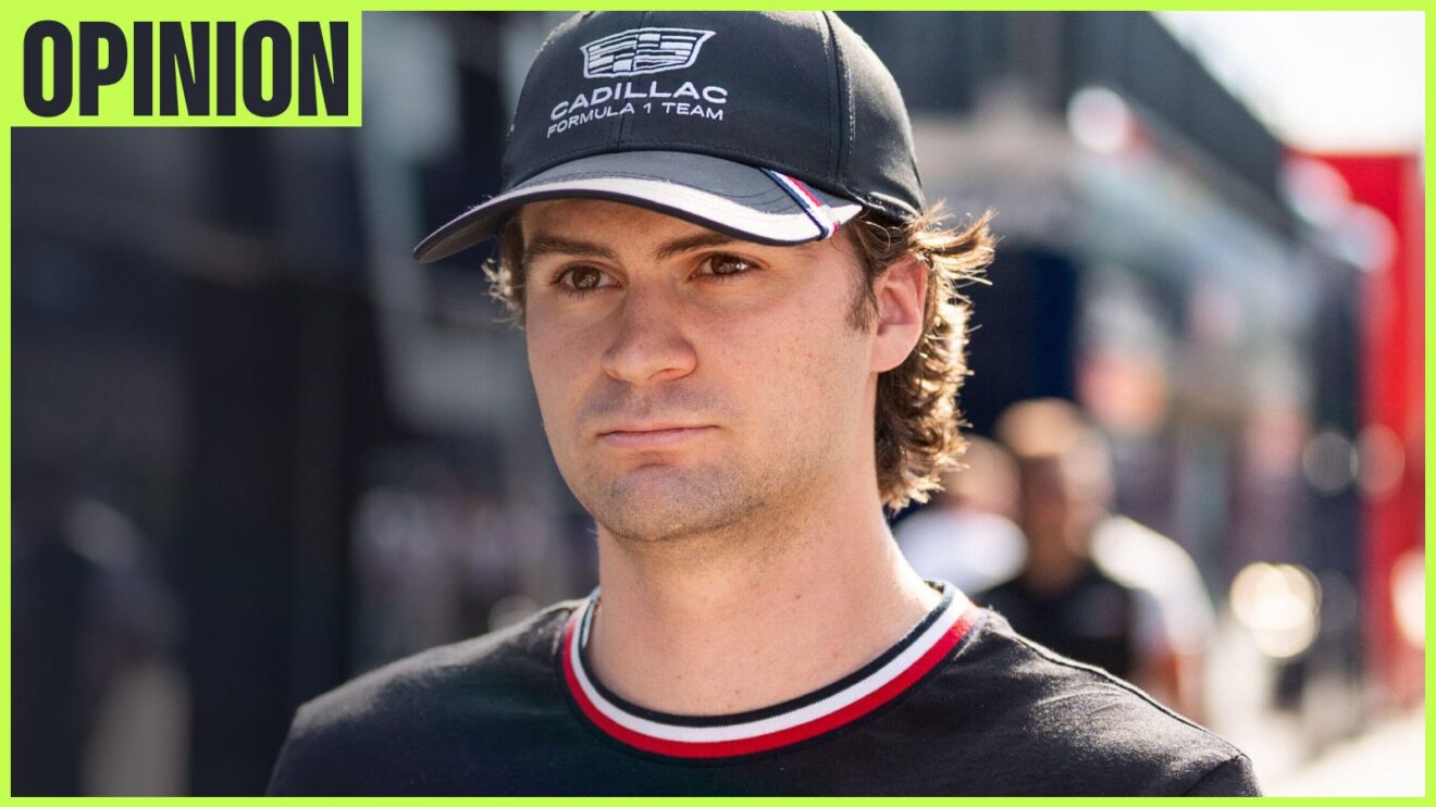 Cadillac F1 test driver Colton Herta pictured at the 2026 Austrian Grand Prix