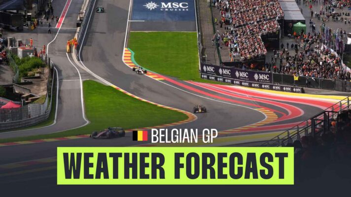 Belgian Grand Prix weather forecast for the 2026 event.