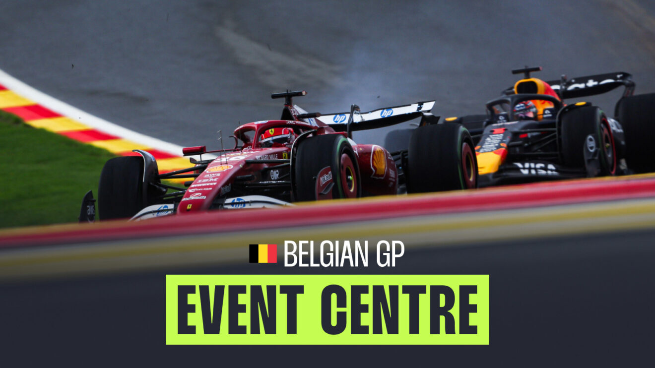 Belgian GP event centre with full schedule, results, predictions, and more.