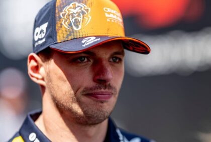 Red Bull's Max Verstappen at the 2026 Belgian Grand Prix.