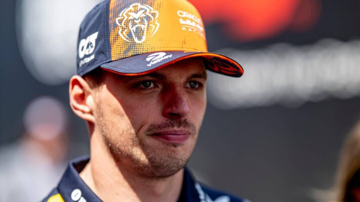 Red Bull's Max Verstappen at the 2026 Belgian Grand Prix.