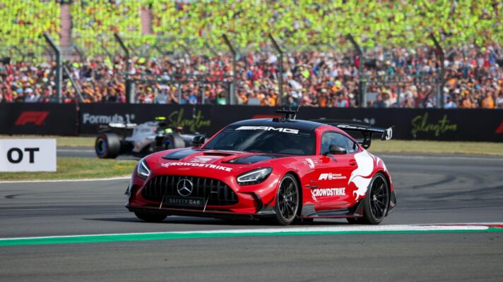 The safety car at the British Grand Prix
