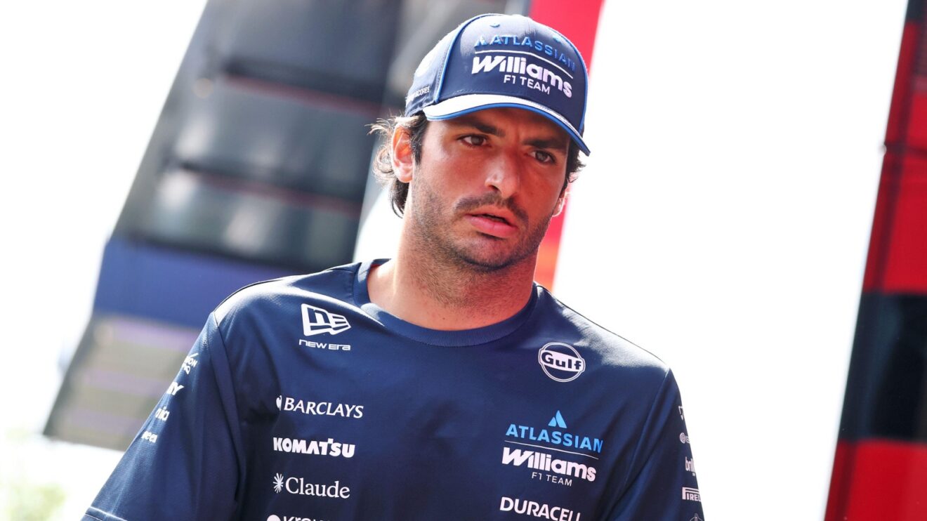 Carlos Sainz in Belgium