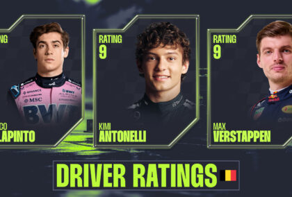 PLanetF1's Belgian GP Driver Ratings are in.