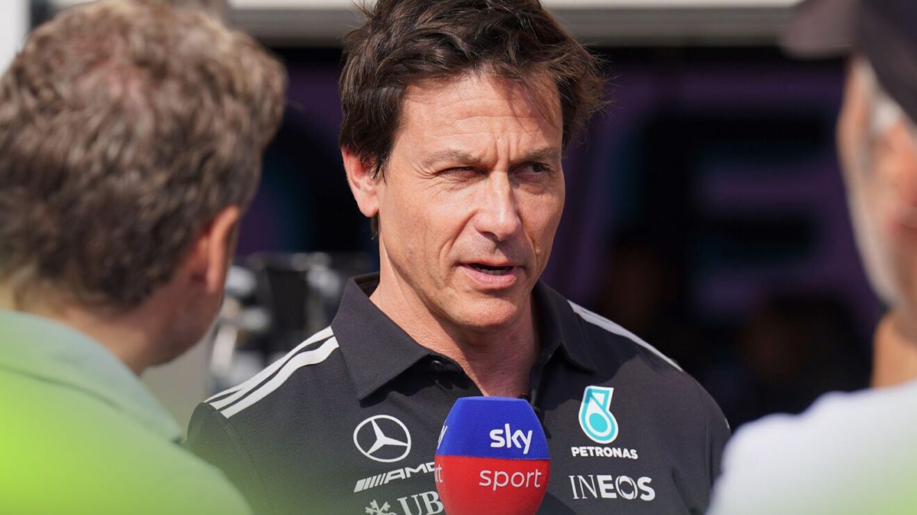 Toto Wolff accused the Sky F1 presenter of finger pointing
