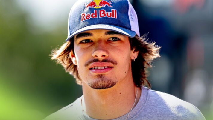 Red Bull junior Nikola Tsolov pictured at the 2026 Belgian Grand Prix