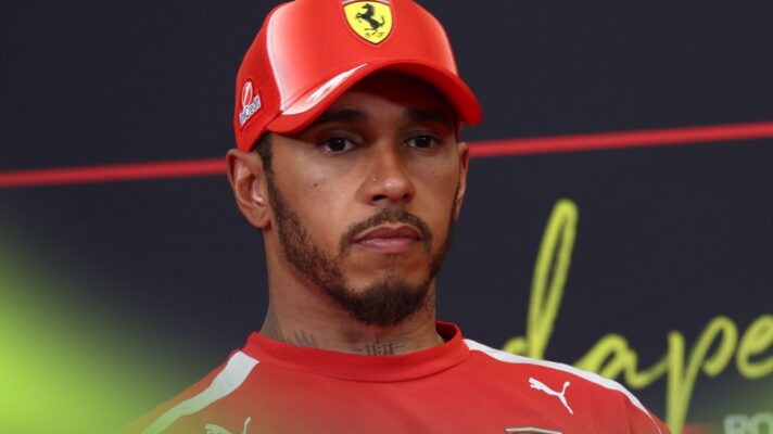 Ferrari driver Lewis Hamilton pictured at the 2026 Hungarian Grand Prix