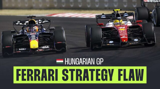 Ferrari driver Lewis Hamilton was passed by Max Verstappen in the Hungarian GP.