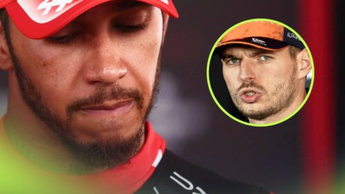 ‘Sorry’ – Untelevised Lewis Hamilton team radio emerges after Verstappen ambush