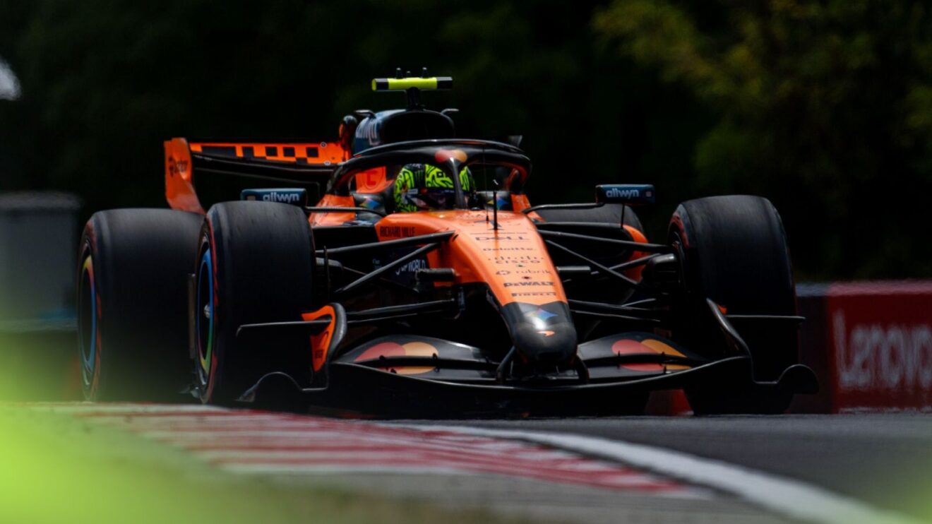 Lando Norris in action for McLaren at the 2026 Hungarian Grand Prix