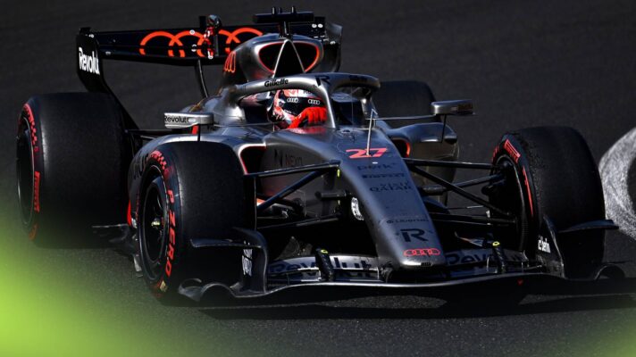 Audi's Nico Hulkenberg at the 2026 Hungarian Grand Prix.