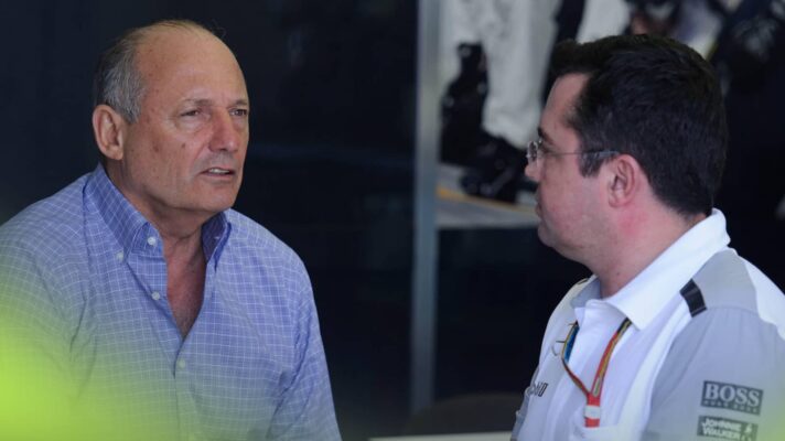 Ron Dennis and Eric Boullier in conversation