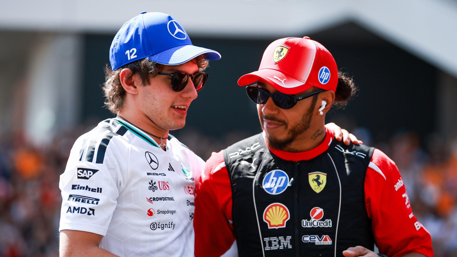 Ferrari question asked in Lewis Hamilton v Kimi Antonelli title debate