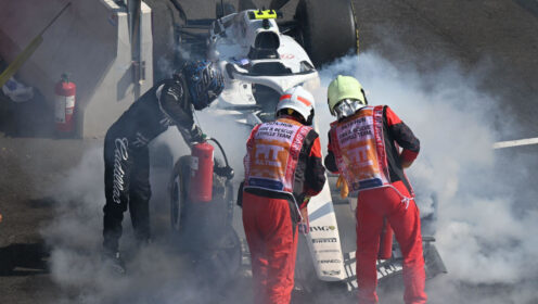 Why Valtteri Bottas deliberately hit the wall in Cadillac incident