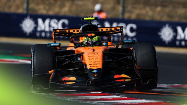 Lando Norris in the McLaren