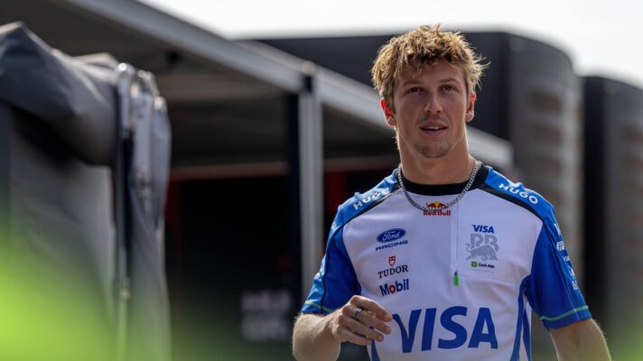 Racing Bulls' Liam Lawson at the 2026 Hungarian Grand Prix.