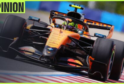 Lando Norris driving the McLaren MCL40 at the 2026 Hungarian Grand Prix