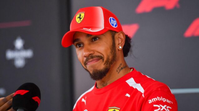Lewis Hamilton of Ferrari