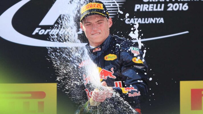 Max Verstappen sits atop the list of F1 youngest race winners.