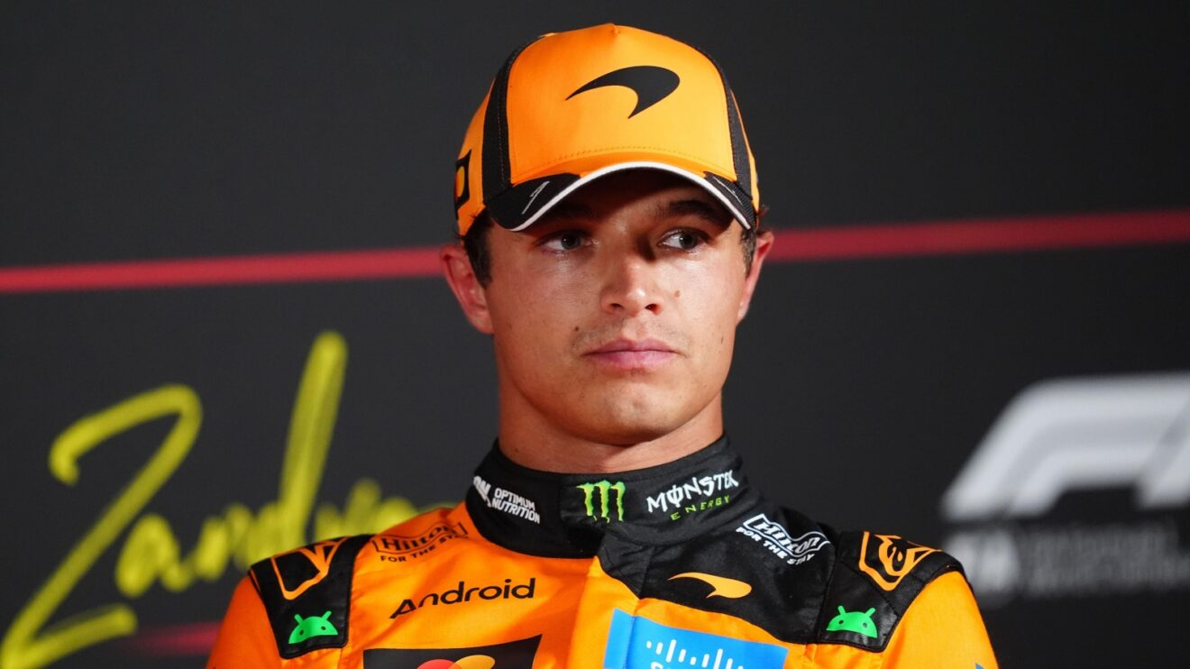 Lando Norris in the press conference