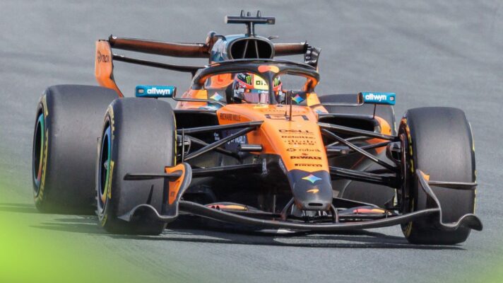 Oscar Piastri in action for McLaren at the 2026 Dutch Grand Prix
