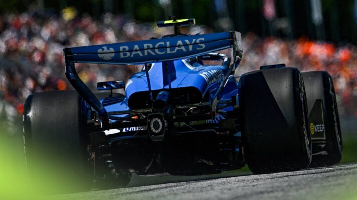 Williams' Luke Browning on track at the 2026 Austrian Grand Prix.