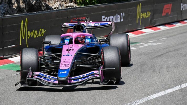 Alpine's Pierre Gasly at the 2026 Monaco Grand Prix.