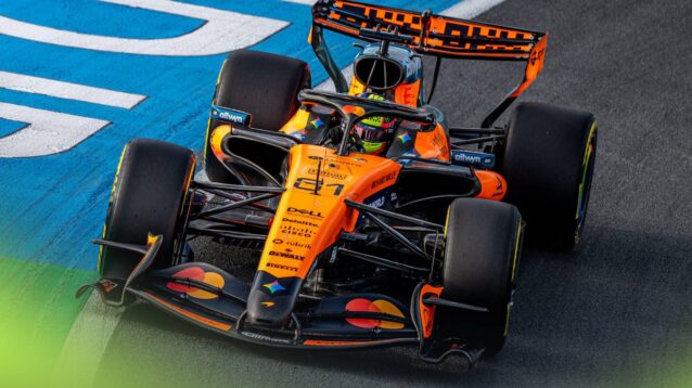 McLaren's Oscar Piastri at the 2026 Dutch Grand Prix.