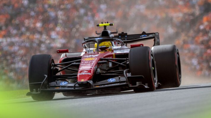 Lewis Hamilton driving the Ferrari SF-26 at the 2026 Dutch Grand Prix