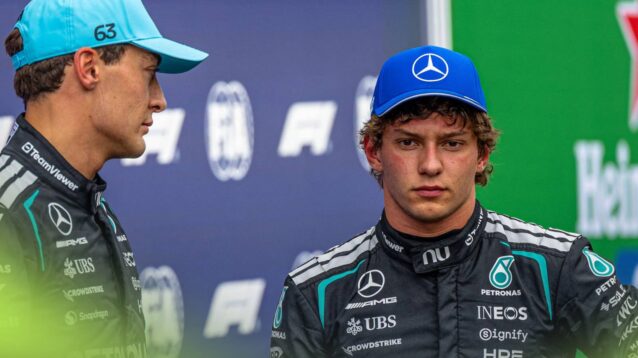 Mercedes' Kimi Antonelli at the 2026 Dutch Grand Prix.