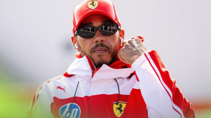 Ferrari driver Lewis Hamilton pictured at the 2026 Dutch Grand Prix
