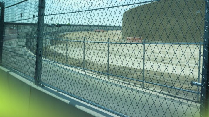The Madring under construction ahead of the 2026 Spanish Grand Prix
