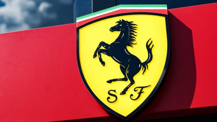 The Scuderia Ferrari Formula 1 logo.