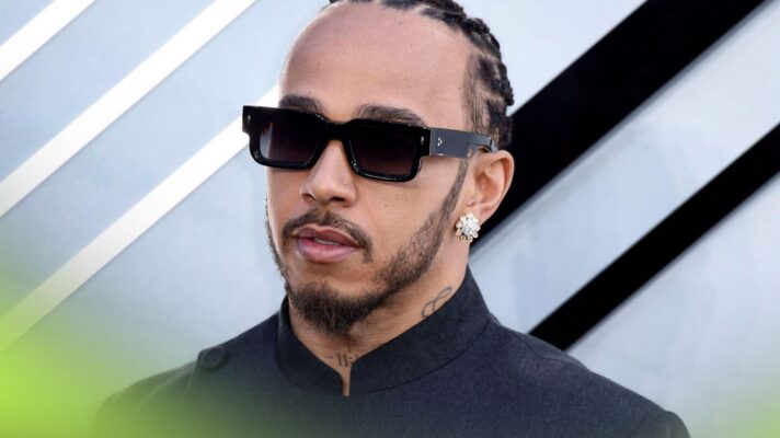 Seven-time F1 World Champion Lewis Hamilton pictured at the F1 Movie launch in London, 2025