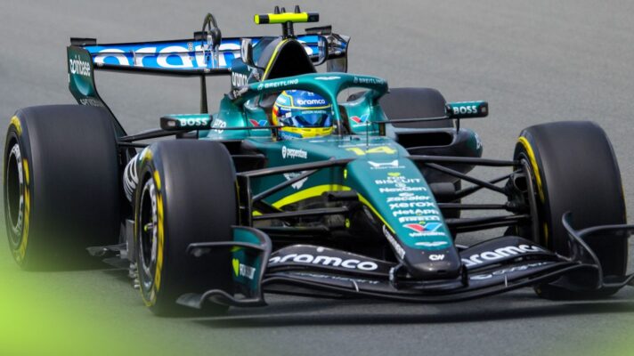 Fernando Alonso in action for Aston Martin at the 2026 Dutch Grand Prix