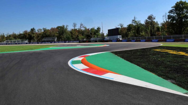 The Rettifilo Chicane at Monza, home of the Italian GP.