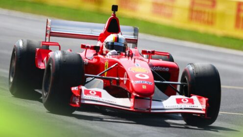 Vettel makes Michael Schumacher admission over emotional Ferrari demo run