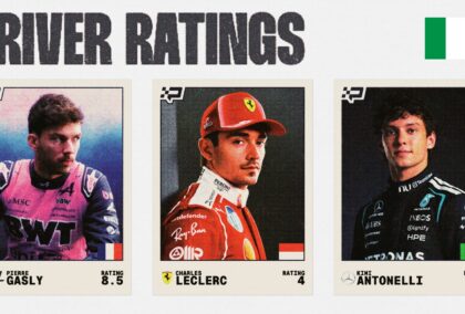 Driver ratings for the Italian GP