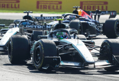 Kimi Antonelli leads George Russell and Max Verstappen at Monza