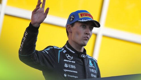 George Russell responds to booing after Kimi Antonelli Italian GP battle