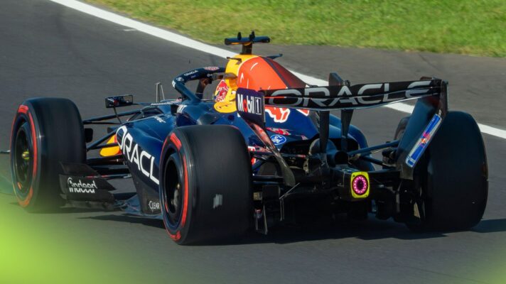 Max Verstappen driving the Red Bull RB22 at the 2026 Italian Grand Prix