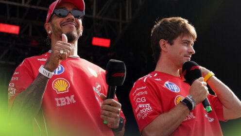 Leclerc feeling ‘psychological pressure’ against Lewis Hamilton, claims Ferrari insider