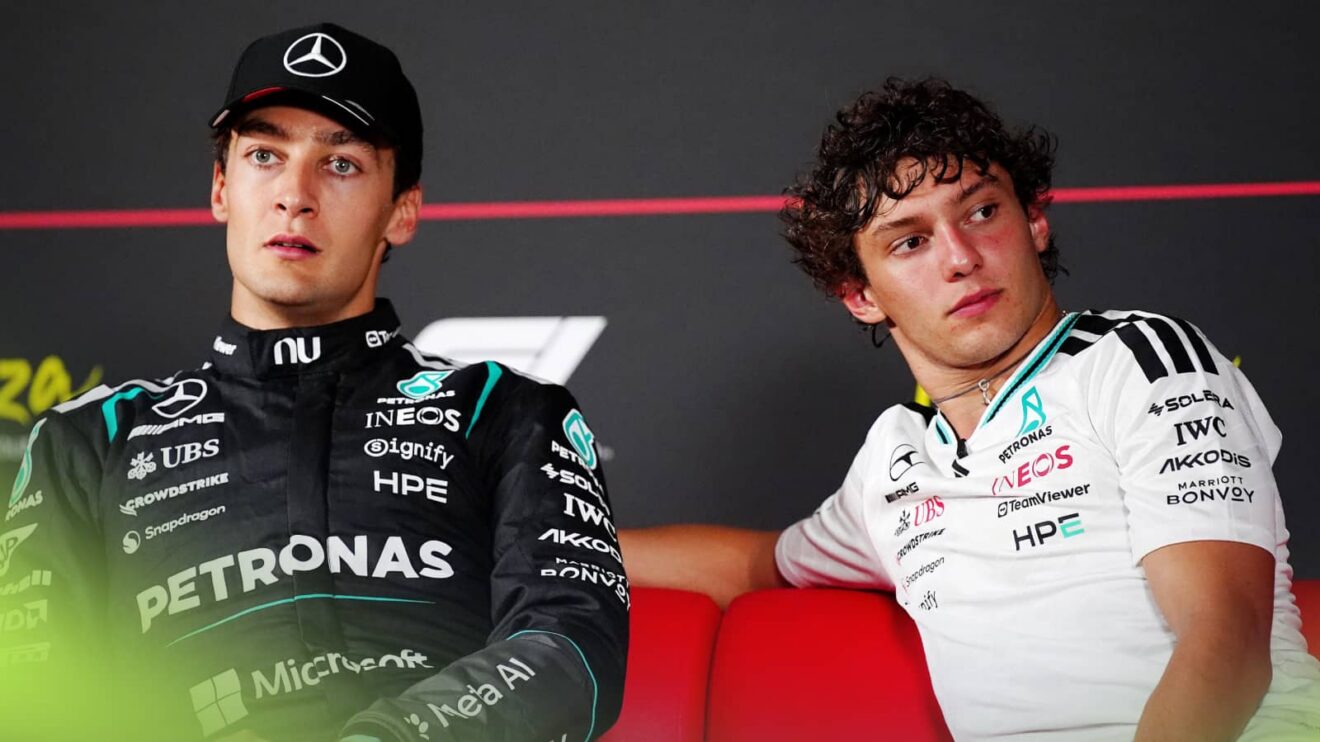 George Red Drop New George Russell clue emerges over Mercedes penalty decision