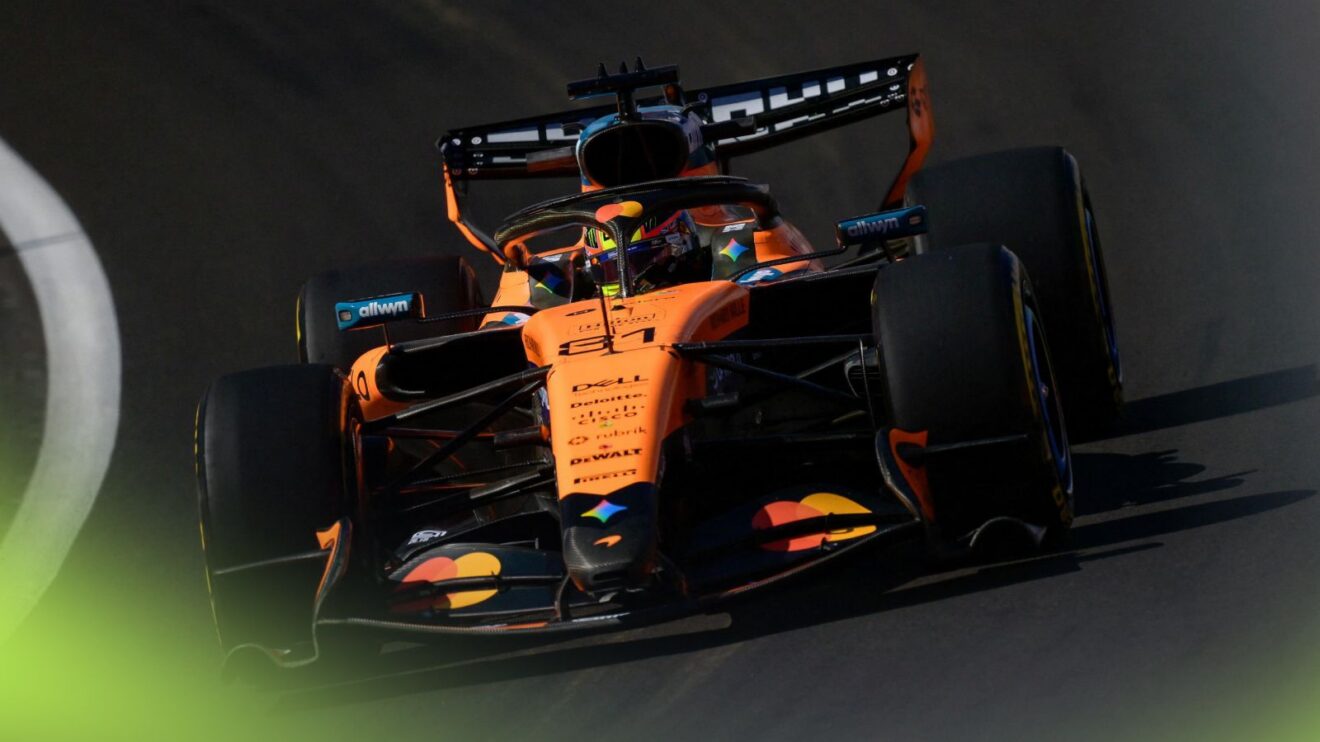 Oscar Piastri in action for McLaren at the 2026 Spanish Grand Prix