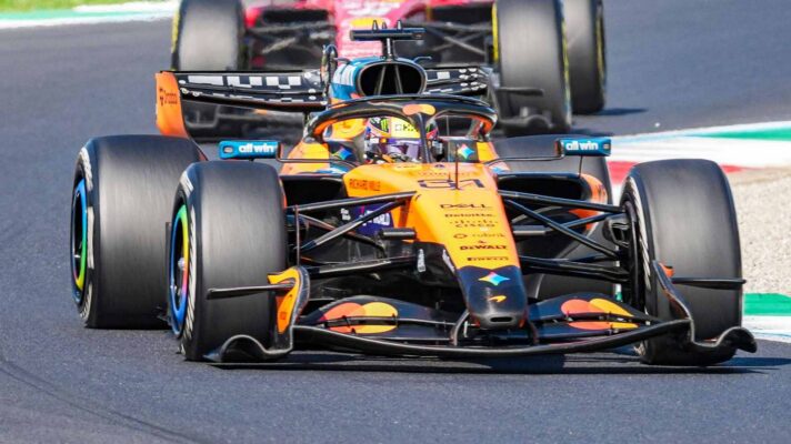 McLaren driver Oscar Piastri during the Italian GP at Monza.