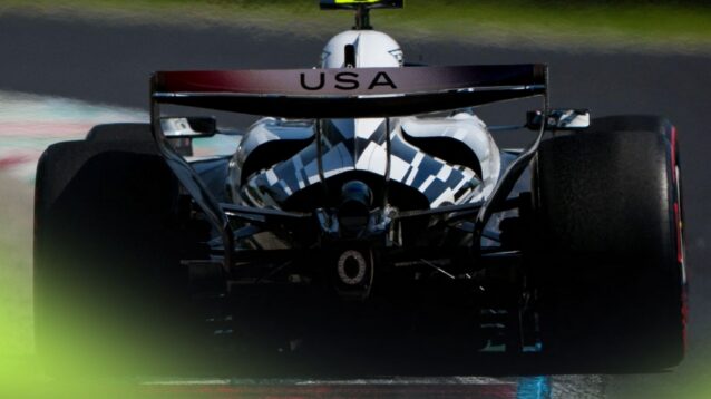 'USA' visible on the rear wing of Valtteri Bottas' Cadillac MAC-26 at the 2026 Italian Grand Prix