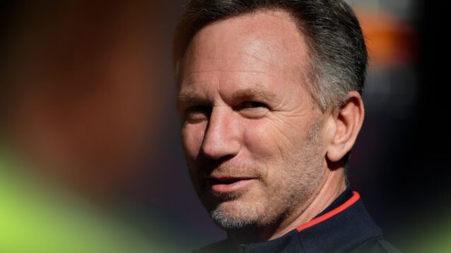 Christian Horner in the F1 paddock